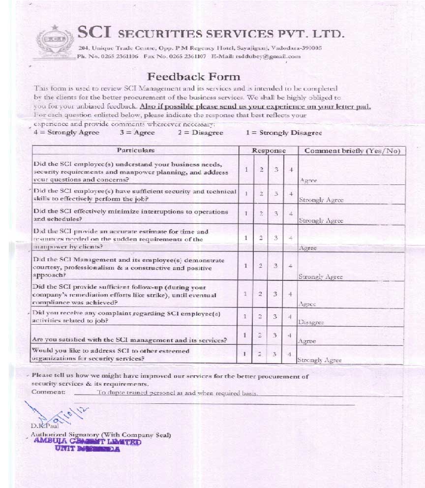 ACL Bhatinda Certificate